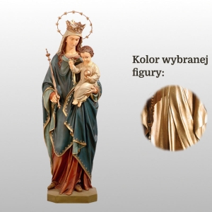 MATKA BOŻA KRÓLOWA ŚWIATA 140CM WŁOSKIE ZŁOTO (600)