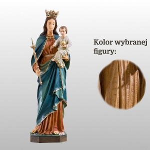 MATKA BOŻA KRÓLOWA ŚWIATA 110CM DREWNO (601)