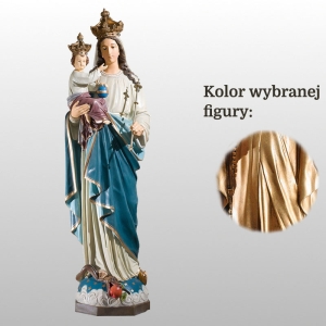 MATKA BOŻA KRÓLOWA ŚWIATA 100CM WŁOSKIE ZŁOTO (602)