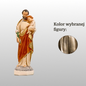 ŚW. JÓZEF OPIEKUN (Z DZIECIĄTKIEM I LILIJKĄ) 40CM ZŁOTY (756)