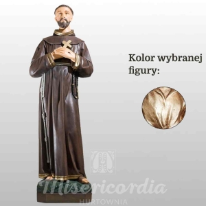 ŚW. FRANCISZEK 100CM WŁOSKIE ZŁOTO (804)