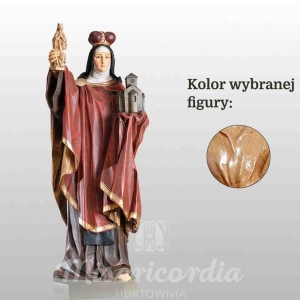 ŚW. JADWIGA ŚLĄSKA 65CM DREWNO (824)