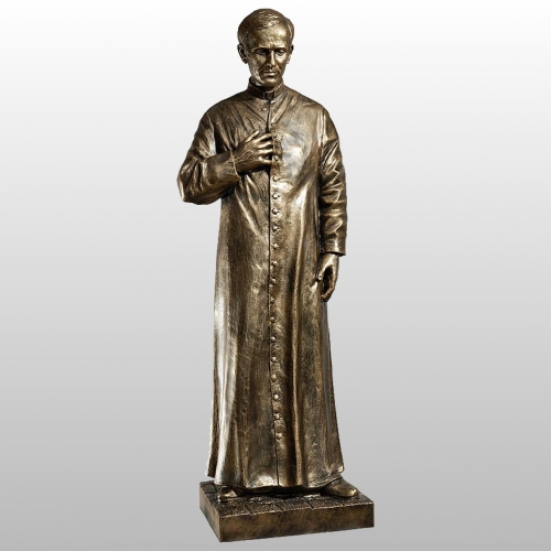 KS. JERZY POPIEŁUSZKO 118CM ZŁOTY (894)