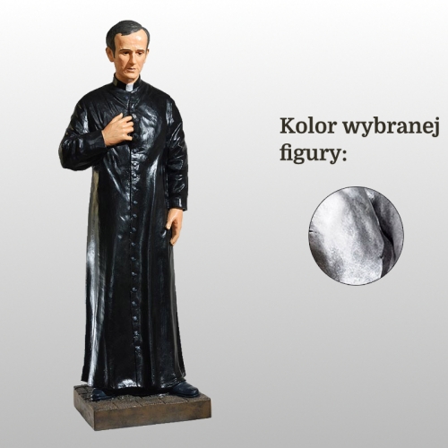 KS. JERZY POPIEŁUSZKO 118CM SREBRNY (894)