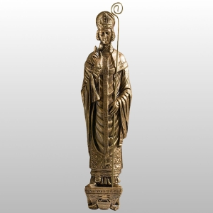 ŚW. WOJCIECH - PŁASKORZEŹBA 43CM ZŁOTY (898)