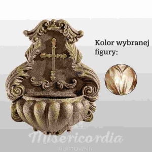 MISA Z KRZYŻYKIEM 47CM WŁOSKIE ZŁOTO (946)