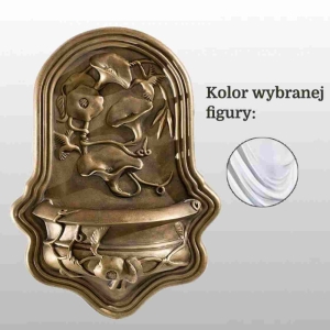 MISA Z KWIATAMI 50CM BIAŁY (945)