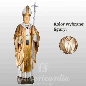 FIGURA OJCA ŚW. JANA PAWŁA II 180CM WŁOSKIE ZŁOTO (625)