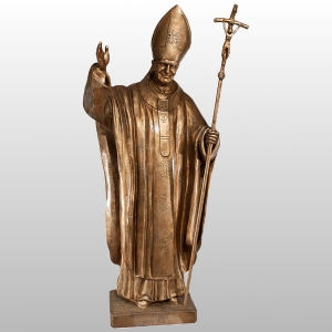 FIGURA OJCA ŚW. JANA PAWŁA II 200CM WŁOSKIE ZŁOTO (620)