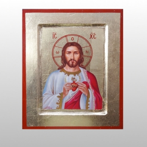 IKONA SERCE JEZUSA, 10X12,5 CM