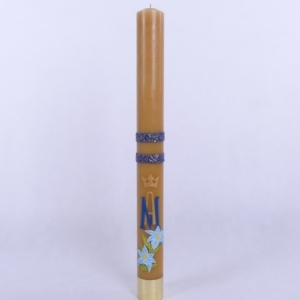 ŚWIECA RORATKA 2.5kg WOSK 75/7 CM APL. M + KWIATKI