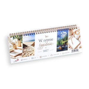 KALENDARZ NA BIURKO - W RYTMIE TYGODNIA