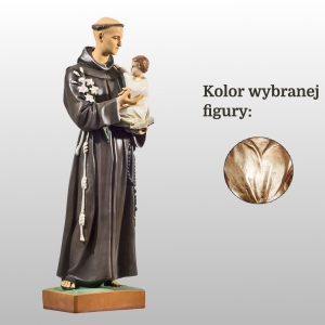 ŚW. ANTONI Z PADWY 52CM WŁOSKIE ZŁOTO (705)
