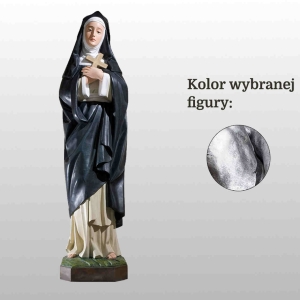 ŚW. KLARA 115CM SREBRNY (823)