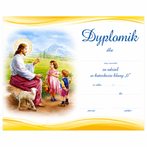 DYPLOMIK KL.O nr 3 -Pan Jezus z barankiem
