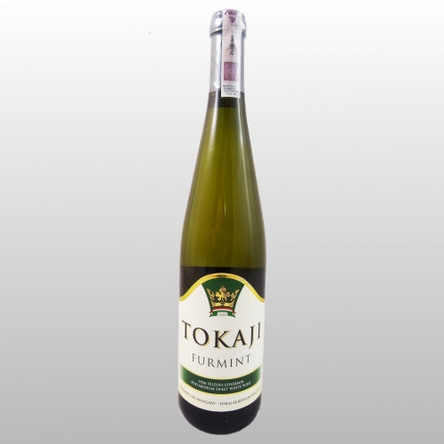 WINO: TOKAJ FURMINT 0,75L, BIAŁE, PÓŁSŁODKIE 1L=26,27zł