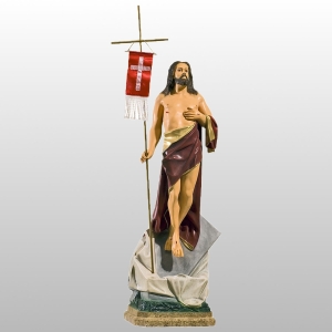 CHRYSTUS ZMARTWYCHWSTAŁY 63CM KOLOR (226)