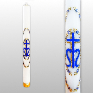 ŚWIECA RORATKA OLEJ 80/7 MAL. "M" Z WIANKIEM