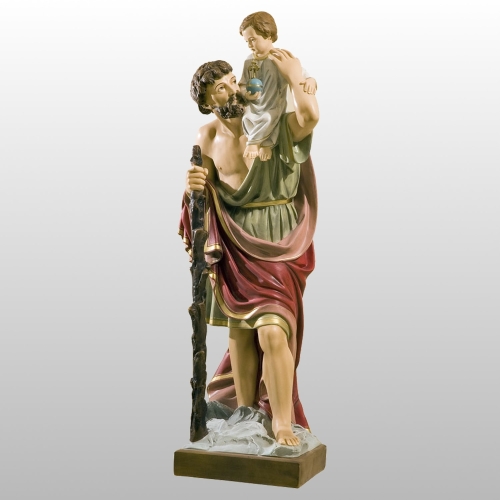 ŚW. KRZYSZTOF 90CM KOLOR (888)