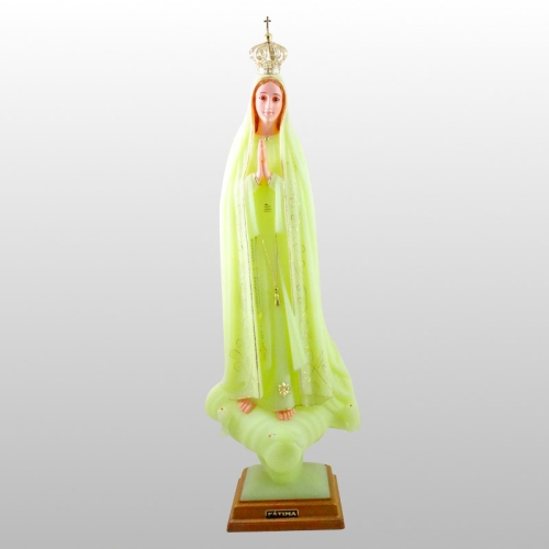 Fig. MB Fatimska świecąca szklane oczy 55cm 11060