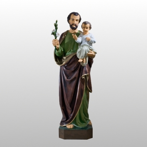 ŚW. JÓZEF OPIEKUN (Z DZIECIĄTKIEM I LILIJKĄ) 155CM KOLOR (751)