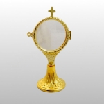 MINI MONSTRANCJA,  wys. 18 cm, śr.luny 6,9  cm