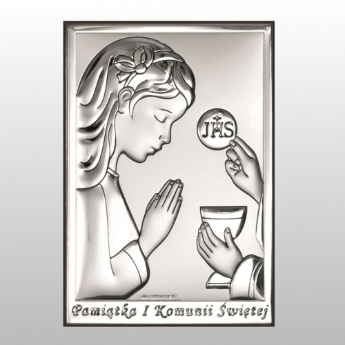 OBRAZEK KOMUNIA DZIEWCZYNKA PAMIĄTKA I KOMUNII ŚWIĘTEJ 9X13