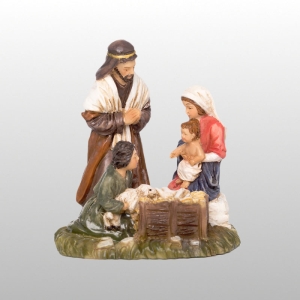 FIGURKA MB Z DZIECIĄTKIEM + PASTERZE wys. 7cm