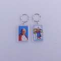 BRELOK ŚW KRZYSZTOF/JUT/JPII  PROSTOKĄT 4,5 x 2,8CM