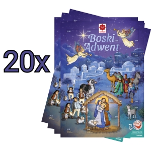 BOSKI ADWENT KALENDARZ ADWENTOWY CHRZEŚCIJAŃSKI 2025 - ZESTAW 20 szt (12,75 zł/szt)