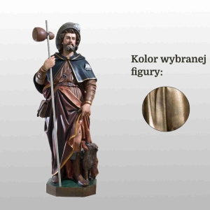 ŚW. ROCH 110CM ZŁOTY (880)