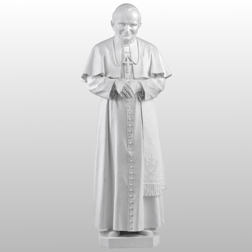 FIGURA OJCA ŚW. JANA PAWŁA II 116CM BIAŁY (631)