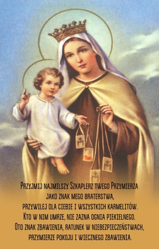 BANER TRANSPARENT - MATKA BOŻA SZKAPLERZ (t_156)