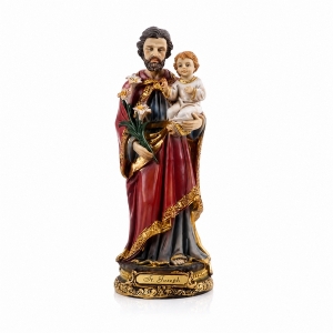 FIGURKA ŚW. JÓZEF LILIA 21 CM