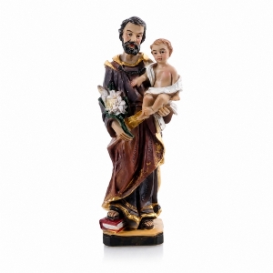 FIGURKA ŚW. JÓZEF LILIA 11,5 CM