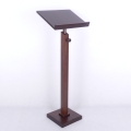PULPIT DO MIEJSCA PRZEWODNICZENIA - KOLUMNA KWADRAT Z REGULACJĄ, WYS. 130CM BRĄZ