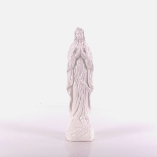 FIGURKA MATKA BOŻA Z LOURDES BIAŁA LED WYS. 28,8 CM