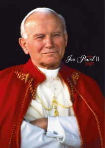 KALENDARZ ŚCIENNY ŚWIĘTY JPII- SPIRALA