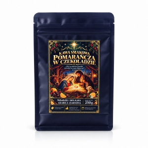 KAWA ZIARNISTA POMARAŃCZA W CZEKOLADZIE 250g - BN