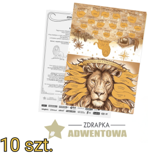 ZDRAPKA ADWENTOWA 2026 -PAKIET 10 szt -1p