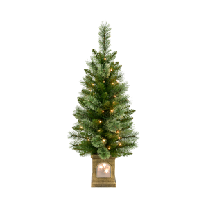 CHOINKA SZTUCZNA LED W LATARENCE 105CM